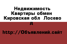 Недвижимость Квартиры обмен. Кировская обл.,Лосево д.